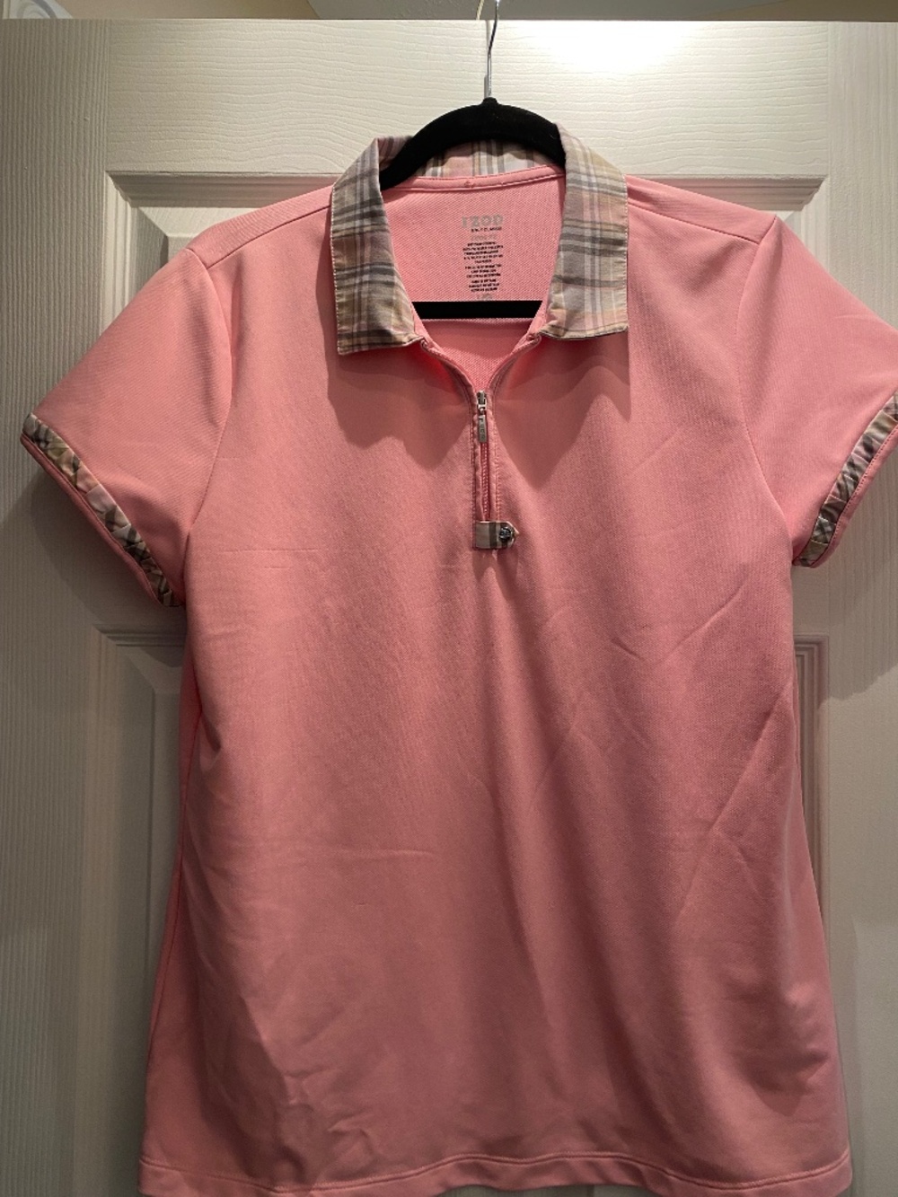 Pink Short Sleeve Golf Shirt